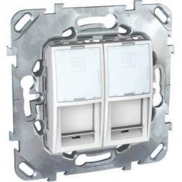 Изображение продукта Розетка компьютерная 2хRJ45 Schneider Electric Unica 